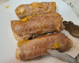 Foto del paso 7 de la receta Rollito de ternera relleno de jamón y queso en salsa de pimentón