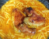 Foto del paso 5 de la receta: Fideos caldosos con pollo