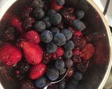 A picture of step 1 of #berrybonanzaMixed berries Strudel.