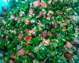 Foto del paso 4 de la receta: Tabbulle sobre hojas de lechuga fresca!