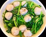 Hình bước làm 3 của món Canh Rau Tần Ô (Cải Cúc) Nấu Cá Thát Lát (Thác Lác)