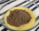 A picture of step 3 of Rich Choco Oven Cake.