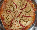 A picture of step 8 of Cheese Burst Pizza.