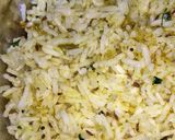 A picture of step 7 of Egg Fried rice.