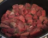 Hình bước làm 6 của món Bœuf Bourguignon (Bò hầm rau củ)