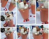 A picture of step 6 of Watermelon marshmallow sourbet.