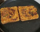A picture of step 3 of Moongdal toast.