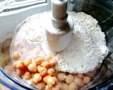 A picture of step 1 of Chickpea Flatbreads (Piadine di Ceci).