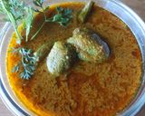 A picture of step 5 of Eggplant curry.