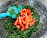 A picture of step 4 of Kela Methi Nu Shak.