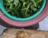 Foto langkah ke 1 dari resep Tumis Kangkung Ebi.