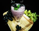 A picture of step 4 of Black grapes Smoothie.