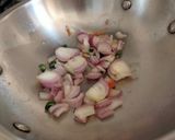 A picture of step 2 of Healthy semolina chila with Italian filling.