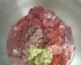 A picture of step 2 of TAWA kaleji.