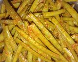 A picture of step 4 of Smoked cluster beans.