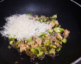 Foto del paso 7 de la receta: Espaguetis integrales con brócoli, salmón y nata al aroma de lima