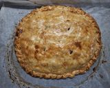 A picture of step 11 of Fava Bean and Sausage Empanada.