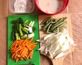 Foto langkah ke 2 dari resep Kakiage (Bakwan Sayur ala Marugame) #dapurwiwin 👩🏻‍🍳.