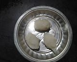 A picture of step 1 of Radish Parotta.