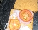 A picture of step 4 of Pudla Sandwich.