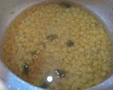 A picture of step 1 of Nawabi Dal/ Sultani Dal.