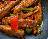 A picture of step 7 of Crispy Chilli Baby Corn.