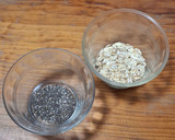 Foto del paso 1 de la receta: Licuado supersaludable avena+chía+cacao+cúrcuma