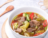Foto langkah ke 8 dari resep Asem-asem Buncis Daging Sapi.
