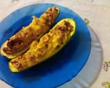 Foto del paso 6 de la receta: Zucchini rellenos cocidos en air-fryer 🔁🥒ƪ⁠(⁠‾⁠.⁠‾⁠“⁠)⁠┐