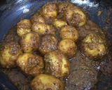 A picture of step 7 of Spicy baby potato curry.