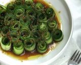 油醋小黃瓜捲的食譜步驟2照片
