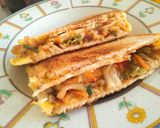 Foto langkah ke 5 dari resep Kimchi Toast.