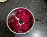A picture of step 1 of Dragonkhand (Sugar Free & Vrat Special) --- Dragon Fruit Shrikhand.