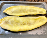 Foto del paso 3 de la receta: Calabacín relleno con gratinado de queso