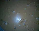 A picture of step 2 of Maltina and milk.