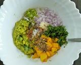 A picture of step 6 of Mango Avocado Toasts.