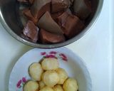 黃金魚蛋鴨血煲的食譜步驟3照片
