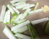 絲瓜蛤蠣彩虹麵的食譜步驟3照片