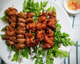 Hình bước làm 5 của món Lòng gà nướng muối ớt NCKD
