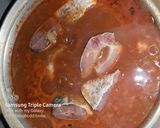 A picture of step 7 of Fish curry.