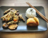 Foto del paso 14 de la receta: Cena china: Ternera con setas y bambú & Pan chino