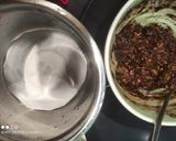 Hình bước làm 1 của món Bánh Mousse Thanh Long Socola Eat clean