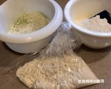 A picture of step 4 of Three Types of Prosperity Steamed Cakes (Fa Gao) for the Year of the Ox.