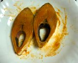 A picture of step 2 of Ilish Paturi (Fish Steam Cooked in Banana Leaf).