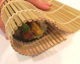 A picture of step 12 of Chicken Teriyaki Maki Sushi.