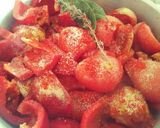 Une image de l'étape 1 de Tomates cuisinées.