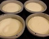 A picture of step 7 of White Peppermint Layer Cake with a White Peppermint Cream.