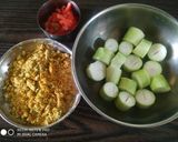 A picture of step 3 of Sponge Gourd Bharwa Sabzi.