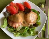 Une image de l'étape 5 de Salade tiède de chèvre lardé.