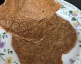 A picture of step 6 of Flax seed flat for wraps.
